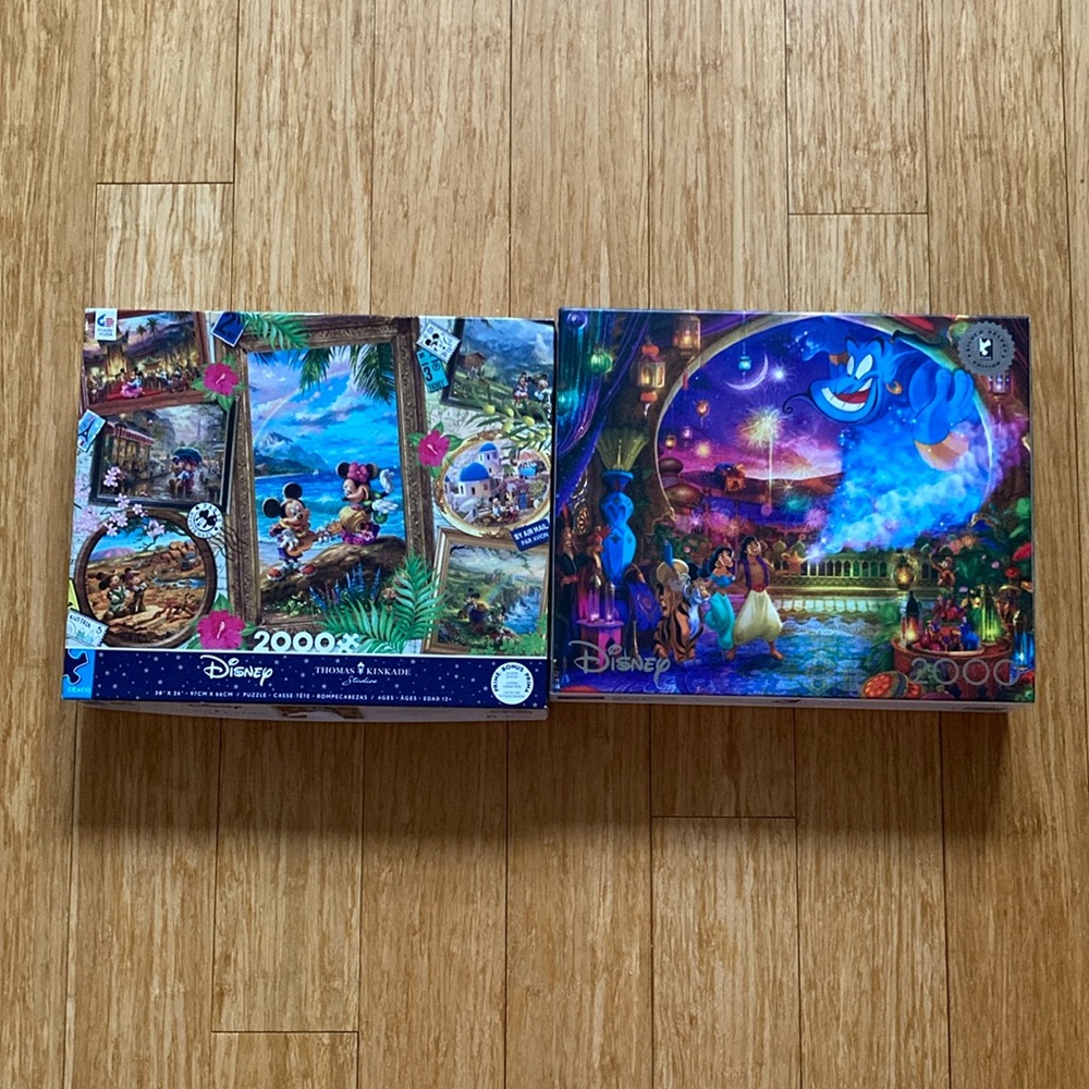 Disney 2000-Piece Puzzle Set - Vibrant Multicolor